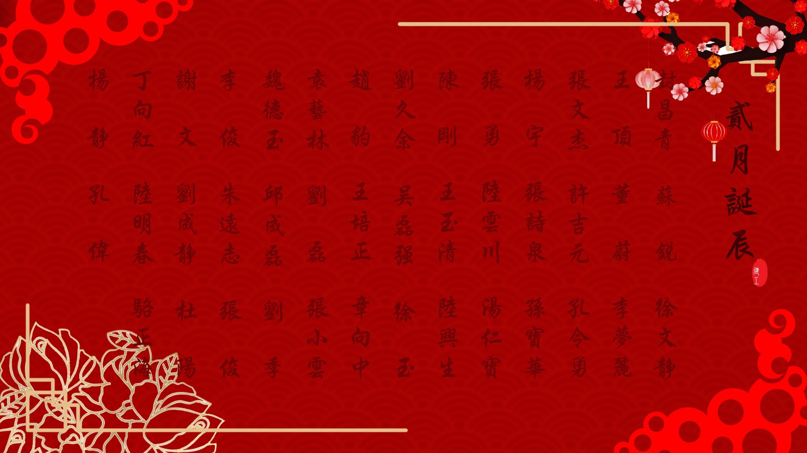 【生日祝福】恭祝02月生日的員工生日快樂！