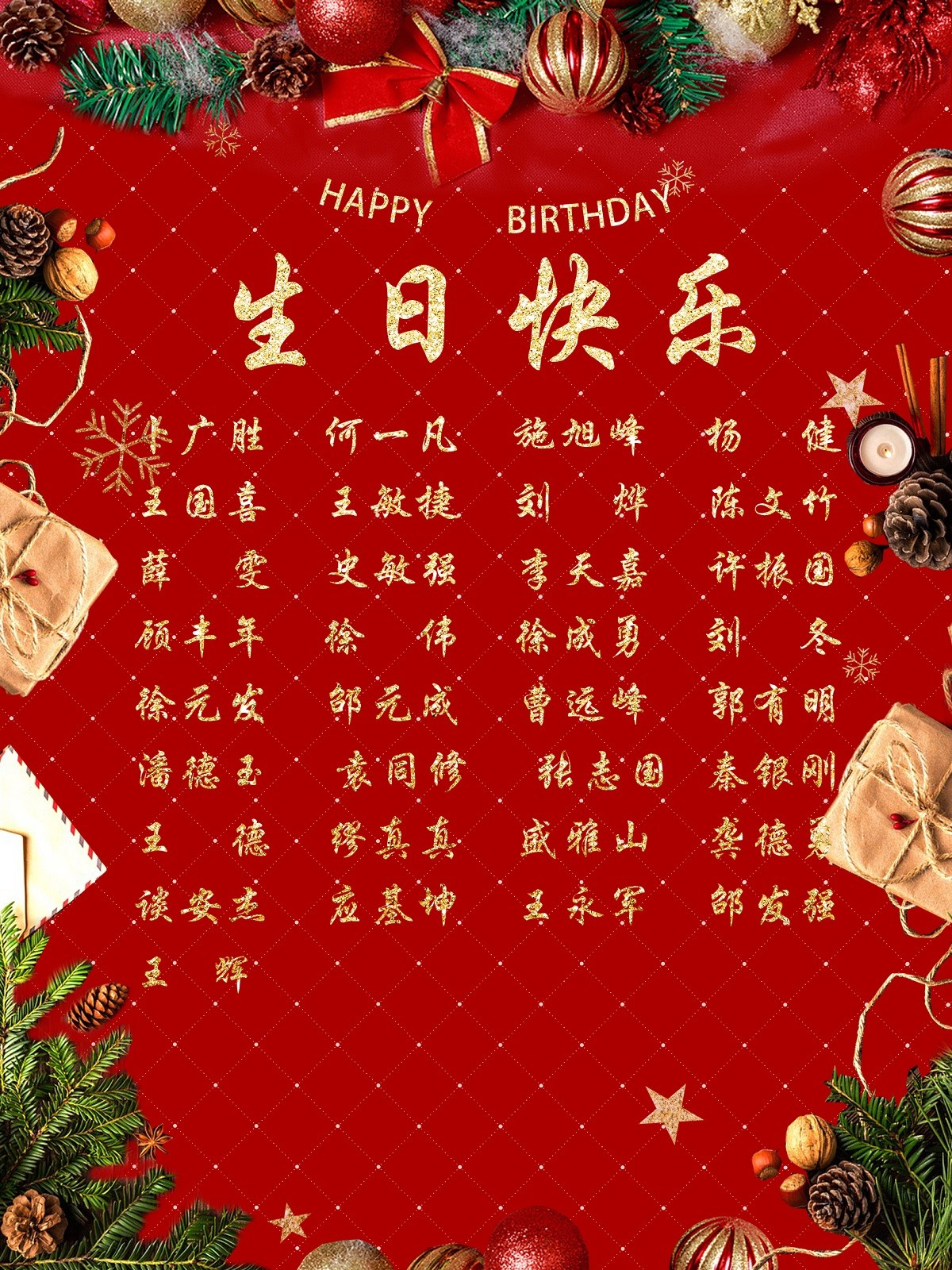 【生日祝?！抗ё?2月生日的員工生日快樂(lè)！