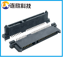 SATA7+15PIN硬盤接口SATA180度立式貼板